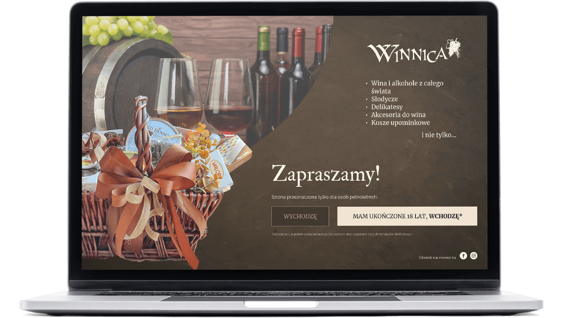 Winnica website project